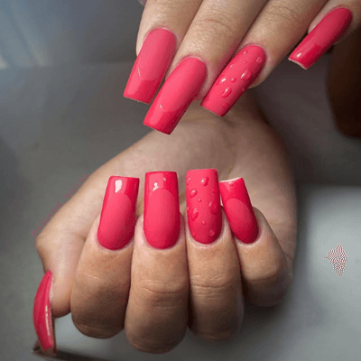 Nail art coloré